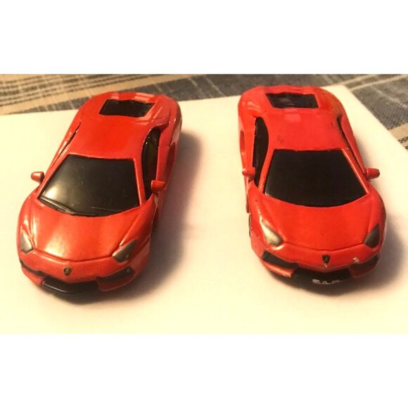 Maisto Set of 2 Red Lamborghini Aventador Cars 2018 1:64 Scale Diecast LP700-4 - Picture 3 of 11